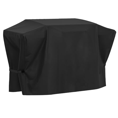 Grillabdeckung für Blackstone 71.1 cm Grillplatte mit Haube, 5483 wasserdichte Grillabdeckung mit Doppelriemen, leicht & lichtbeständig, Schwarz von SHINESTAR