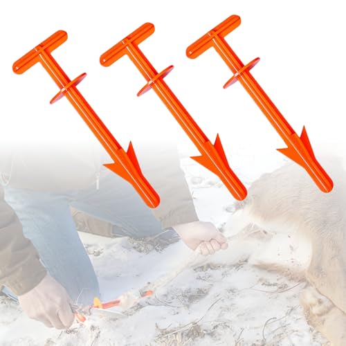 Butt Out Werkzeug - Hirsch Jagd Feld Dressing Zubehör für Big Game Vieh Anal Reinigung, Outdoor tragbare Jagd Ausrüstung, 3 Stück Butt Out Werkzeug - Hirsch Jagd Feld Dressing Zubehör für Big Game Vieh Anal Reinigung, Outdoor tragbare Jagd Ausrüstung, 3 Stück von SHINETEC