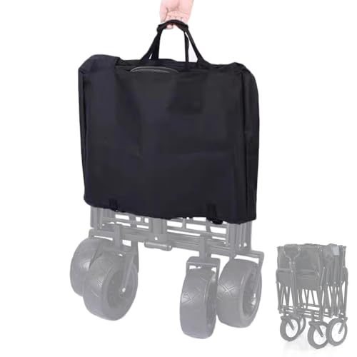 Faltbare Wagenabdeckung, passend für Outdoor- und Gartenwagen, staubdichtes Zubehör, 600D strapazierfähig, 55,9 x 43,2 cm von SHINETEC
