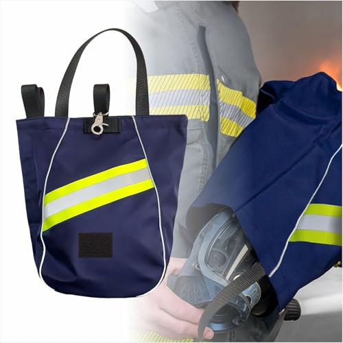 Firefighter SCBA Maskentasche, Air Pak Gesichtsteil Aufbewahrungstasche für Ersthelfer, Kratz- und Staubschutz, strapazierfähige Tragetasche für Feuerwehrausrüstung von SHINETEC