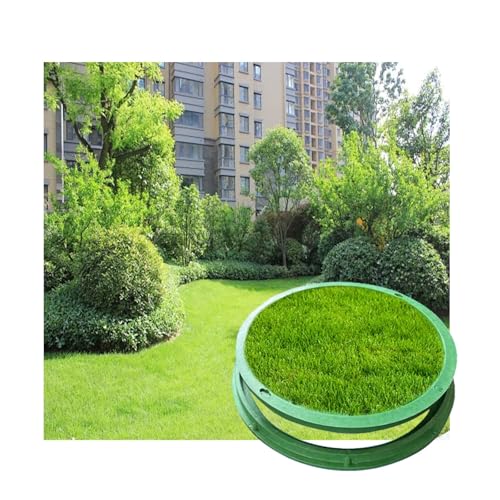 SHINGJING Dekorativer Schachtdeckel for Pflanztöpfe,unsichtbarer Abwasserbeckendeckel aus Harzverbundstoff, Abnehmbarer verdeckter Abwasserbeckendeckel(Round 100 * 100CM/39.4 * 39.4IN) von SHINGJING