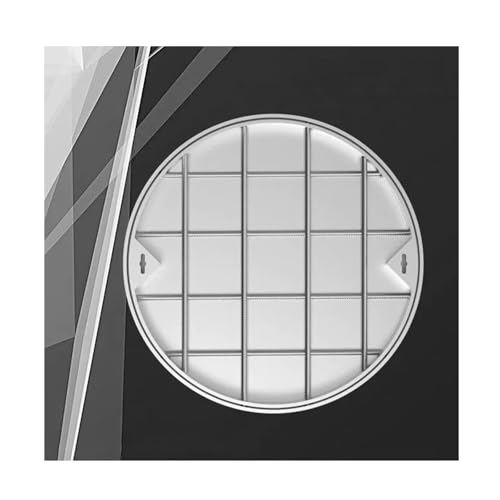 SHINGJING Unsichtbarer Schachtdeckel aus Edelstahl, unsichtbares Design, eingebetteter Schachtdeckel, runder Schachtdeckel, for Rasenhof, Klärgrube, Einfahrt, Schachtdeckel(40cm/15.7in) von SHINGJING