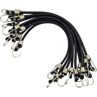 Shining House - 10 Stück Spanngurte, strapazierfähige Spanngurte mit Haken, kurze Spanngurte, 30,5 cm von SHINING HOUSE