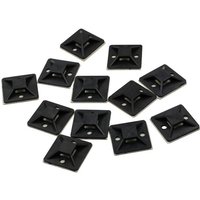 Shining House - 100x selbstklebende Sockel 25x25 mm für Kabelbinder Schwarz Shining House - 100x selbstklebende Sockel 25x25 mm für Kabelbinder Schwarz von SHINING HOUSE