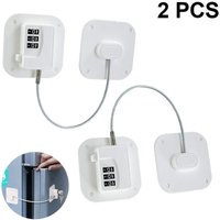 2er-Pack Kühlschrankschlösser – Robustes Zahlenschloss für den Kühlschrank, Kinder-/Babysicherheitsschloss für Schränke, Schubladen, Fenster und 2er-Pack Kühlschrankschlösser – Robustes Zahlenschloss für den Kühlschrank, Kinder-/Babysicherheitsschloss für Schränke, Schubladen, Fenster und von SHINING HOUSE