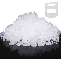 400 Stück Nivellierlaschen für Fliesenverlegehilfe, 3 mm Fugenbreite, Traktionsstreifen, 6–15 mm Fliesenhöhe, Fliesen-Nivelliersystem. - Shining House von SHINING HOUSE