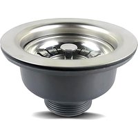 Shining House - Abfluss für Spülbecken aus Edelstahl 304 – für Küchenspüle – 1 1/2 Zoll – Durchmesser: 114 mm von SHINING HOUSE