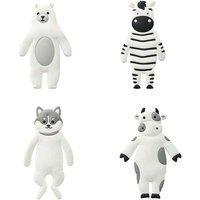 Badezimmerhaken 4 Stück, 11,5X7cm - Shining House von SHINING HOUSE