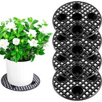 Shining House - Blumentopf hebt Netzpolster – runde Kunststoff-Drainagematte für Innenterrasse, Bonsai, Außenbecher, Pflanzen, Garten, Bodenschutz, von SHINING HOUSE