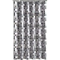 Shining House - Duschvorhang 200 x 200 cm (b x h), schimmelhemmend, antibakteriell, wasserabweisend, weiches Polyestergewebe von SHINING HOUSE