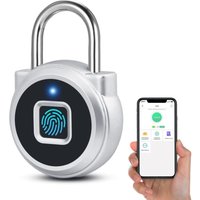 Shining House - Fingerabdruck-Vorhängeschloss, Zahlenschloss, Fingerabdruck- und APP-Entsperrung, IPX65 wasserdicht von SHINING HOUSE