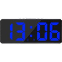 Shining House - Große intelligente digitale Wanduhr, APP-Steuerung, Zeit-/Datums-/Tonauslöser und Countdown-Funktion, kontinuierlicher Helligkeits von SHINING HOUSE