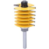 Shining House - Holzbearbeitung Fräser Router Bit 8Mm Schaft Finger Joint Router Bit Holzbearbeitung Fräser Zapfen Joint Cutter von SHINING HOUSE