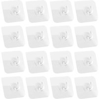 Shining House - Klebehaken, 40 Stück, Wand-Saugnapf, Saugnapf-Haken, Klebehaken, transparente Wandhaken, Nagel-Wandhaken, Saugnapf-Haken, von SHINING HOUSE