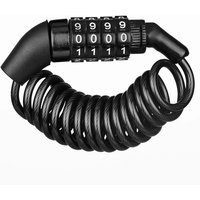 SHINING HOUSE Diebstahlsicheres Kabel, max. 150 cm, Diebstahlsicherer Helm, Diebstahlsicheres Kombinationsschloss mit 4-stelligem Code, von SHINING HOUSE
