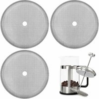 SHINING HOUSE Ersatz-French-Press-Filter, 6 Stück, 10 cm Kaffee-French-Press-Filter von SHINING HOUSE