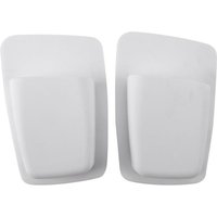 SHINING HOUSE orte-Silicone Zahnbürste Mighty Zahnpasta Rasierer Badezimmer-Organizer, kleine Toilettenartikel zur Wandmontage, Silikon, 2 Stück (2 von SHINING HOUSE