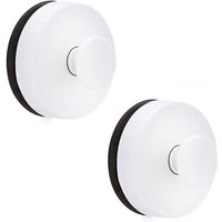 Shining House - Saugnapf-Haken für Badezimmer, 2 Stück, Saugnapf-Haken, Saugnapf, Handtuchhaken, Badezimmer, Saugnapf, Badezimmer, wasserdichter von SHINING HOUSE