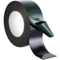 Shining House - Schwarzes doppelseitig klebendes Schaumstoffband in einer Rolle von 10 m (50 mm breit) von SHINING HOUSE