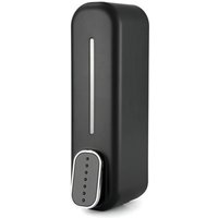 Shining House - Seifenspender mit Wandhalterung – 300 ml Flüssigseifenspender, Duschgel, flüssiges Shampoo und Wäschehalter für Küche, Büro, Schwarz von SHINING HOUSE