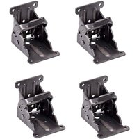 Shining House - Selbstsichernde Scharniere, faltbare Stützhalterung, Beinbeschläge und Eckstrebe, für klappbare Beine, klappbare Werkbank, (2 Set) von SHINING HOUSE