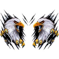 Shining House - Set mit 2 Aufklebern "Zerrissener Adler" – für Auto – 18 x 24 cm Shining House - Set mit 2 Aufklebern "Zerrissener Adler" – für Auto – 18 x 24 cm von SHINING HOUSE