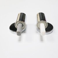 Shining House - 1 Paar traditionelles, modernes WC-Sitz-Ersatzset mit Schnellverschluss-Scharnier mit Absenkautomatik, oben montiertes Scharnier, 5,8 von SHINING HOUSE