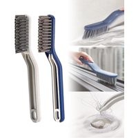 Shining House - 2-in-1-Multifunktionsbürsten, 2-teilige Badezimmer-Eckfugenbürste, Reinigungsbürste mit Clip, zum Reinigen von Wandfliesen und Shining House - 2-in-1-Multifunktionsbürsten, 2-teilige Badezimmer-Eckfugenbürste, Reinigungsbürste mit Clip, zum Reinigen von Wandfliesen und von SHINING HOUSE