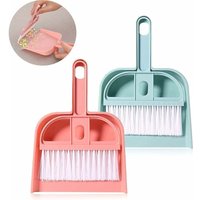 2-teiliges Mini-Kehrschaufel- und Kehrset, kleines Besen- und Kehrschaufel-Reinigungsset – Kunststoff – zum Reinigen von Tisch, Schreibtisch, Theke, 2-teiliges Mini-Kehrschaufel- und Kehrset, kleines Besen- und Kehrschaufel-Reinigungsset – Kunststoff – zum Reinigen von Tisch, Schreibtisch, Theke, von SHINING HOUSE