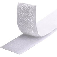 Shining House - 25 m x 2 cm, robustes doppelseitiges Klettband zur Bilderrahmenmontage (weiß) von SHINING HOUSE