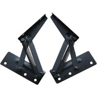 Shining House - 2er-Pack Klappbare Hebestützen, schwarze Federscharniere, die häufig in Sofa-Scharnierliften und Stützscharnieren für die Shining House - 2er-Pack Klappbare Hebestützen, schwarze Federscharniere, die häufig in Sofa-Scharnierliften und Stützscharnieren für die von SHINING HOUSE