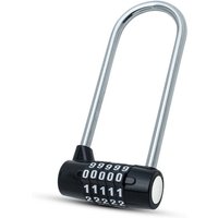 2er-Pack Vorhängeschloss mit 5-stelliger Zahlenkombination, 7 mm breites flexibles Kabel, Vorhängeschloss mit langem Bügel, rücksetzbares 2er-Pack Vorhängeschloss mit 5-stelliger Zahlenkombination, 7 mm breites flexibles Kabel, Vorhängeschloss mit langem Bügel, rücksetzbares von SHINING HOUSE
