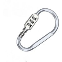 Shining House - Karabiner-Clip – Farben, Reisetasche, Gepäck, Sicherheit, Zahlenschloss, Karabiner, Vorhängeschloss für den Außenbereich (Farbe: von SHINING HOUSE