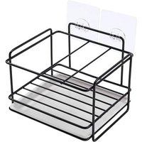 Shining House - Küchenschwammhalter, Schwammhalter, Küchenspüle-Organizer, mit Kleber, für Spülmaschine, Flüssigseife, Bürste, Handtuch, von SHINING HOUSE