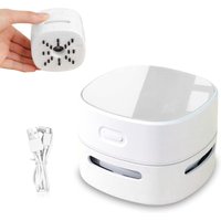 Shining House - Mini-Akku-Tischstaubsauger, wiederaufladbarer USB-Tischstaubsauger, 360° drehbar, Mini-Handstaubsauger für Tisch, Schreibtisch, von SHINING HOUSE