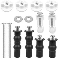 Shining House - Set Toilettensitzscharniere, Toilettensitz-Verlängerungsschrauben, universelle Toilettensitzschrauben und -bolzen von SHINING HOUSE