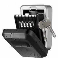 Shining House - Sichere Schlüsselbox [Neue Generation] Großer Schlüsselsafe für den Außenbereich mit 4 Codes und wasserdichten Notschlüsseln von SHINING HOUSE