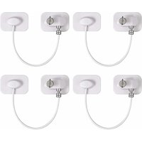 Shining House - Stück Sicherheits-Fensterbegrenzer, Kühlschrank-Türschloss mit Schlüsseln, selbstklebende von SHINING HOUSE