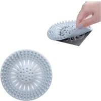 Shining House - Stück Silikon-Abflussschutz, Abflusssieb für Küchenspüle, Abflusssieb für Badewanne, Abflusssieb für Küche und Badezimmer. (Blau 13,4 von SHINING HOUSE