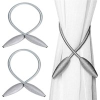Shining House - Stück Vorhang-Raffhalter-Clip, Vorhang-Raffhalter, Vorhang-Raffhalter aus Polyesterlegierung, für Zuhause, Büro, Wohnzimmer, Küche, von SHINING HOUSE