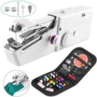Tragbare Mini-Nähmaschine, tragbares Handnähen, manuelles Schnellstichwerkzeug für Kleidungsstücke, Vorhänge, elektrische Handnäher, Kleidungsstücke, von SHINING HOUSE