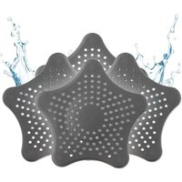Shining House - Universeller Abflusssieb aus Silikon – 3+1 Gratis-Haarsieb – Duschsieb mit Haarfänger – Abflusssieb für Dusche, Waschbecken, von SHINING HOUSE