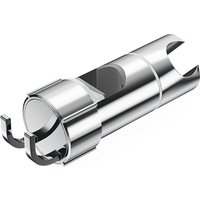 Shining House - Verstellbarer Brausehalter mit 2 Haken, universeller Brausekopfhalter für 16–27 mm Duschstangen, Handbrausenhalterung aus ABS-Chrom, von SHINING HOUSE