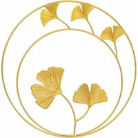 Shining House - Wanddekoration aus Metall – Ginkgo Biloba – Gold – Wanddekoration – Skulptur für Zuhause, Wohnzimmer, Schlafzimmer, Shining House - Wanddekoration aus Metall – Ginkgo Biloba – Gold – Wanddekoration – Skulptur für Zuhause, Wohnzimmer, Schlafzimmer, von SHINING HOUSE
