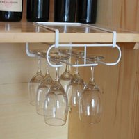 Weinbecher-Ausstellungsständer unter dem Schrank zum Aufhängen von Stielgläsern, geeignet für die Aufbewahrung von Weingläsern für Bar, Küche, Club, Weinbecher-Ausstellungsständer unter dem Schrank zum Aufhängen von Stielgläsern, geeignet für die Aufbewahrung von Weingläsern für Bar, Küche, Club, von SHINING HOUSE