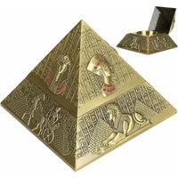 Shining House - gyptische Pyramide Modell Metallstatue, Retro-Ornamente, dekorative Objekte, Kunsthandwerk für Dekoration/Geschenk/Sammlung von SHINING HOUSE