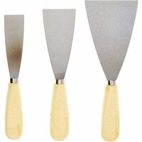 Shining House - Spachtel, Spachtel, flexible Klinge aus rostfreiem Stahl, Spachtel mit Holzgriff von SHINING HOUSE