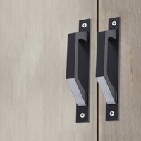 Shining House - Stück Gerader Aluminiumgriff für Schiebetüren oder Durchgangstüren mit Drehtür - 200 mm Funktioneller und komfortabler gerader Griff, von SHINING HOUSE