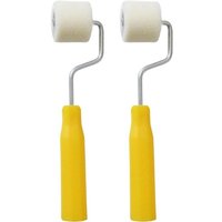 Shining House - Stück Mini-Woll-Farbroller, kurzes Haar, extra kleiner Farbroller, Farbroller, kleiner Roller zum Malen für Shining House - Stück Mini-Woll-Farbroller, kurzes Haar, extra kleiner Farbroller, Farbroller, kleiner Roller zum Malen für von SHINING HOUSE