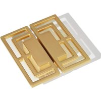 Stück Schubladengriffe aus gebürstetem Gold für TV-Schrank, TV-Schrank, elegante goldene Kupfergriffe, chinesische moderne verheißungsvolle Muster, Stück Schubladengriffe aus gebürstetem Gold für TV-Schrank, TV-Schrank, elegante goldene Kupfergriffe, chinesische moderne verheißungsvolle Muster, von SHINING HOUSE